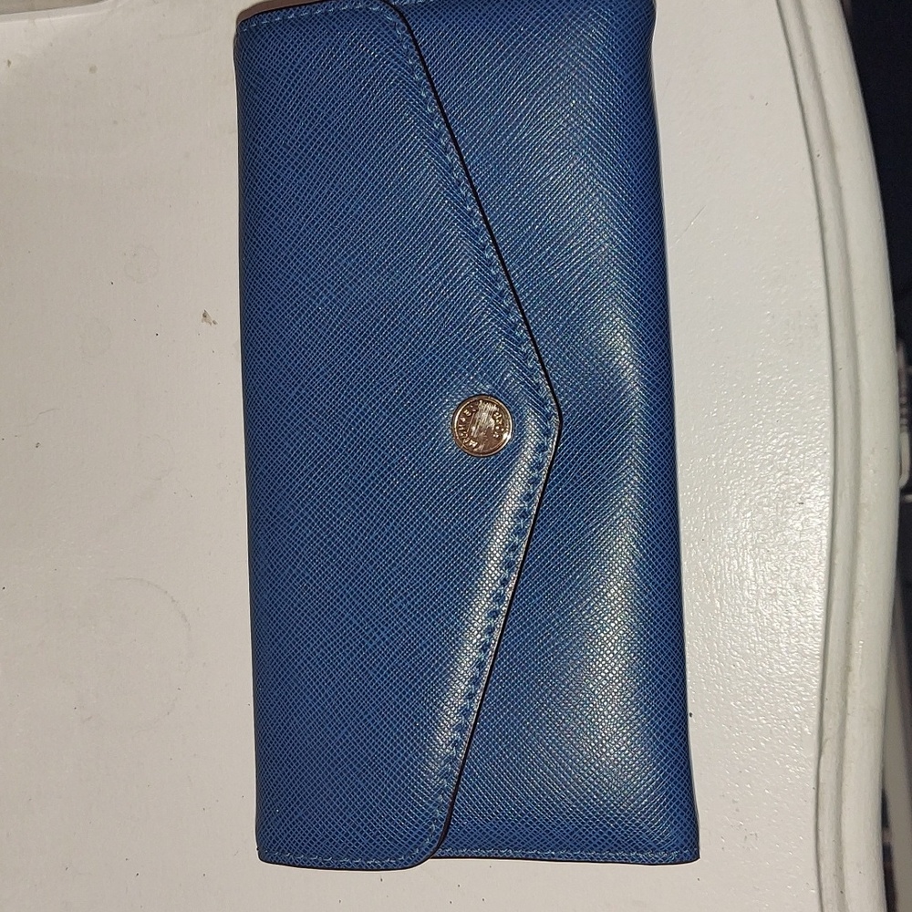 Michael Kors Gray  Blue Wallet
